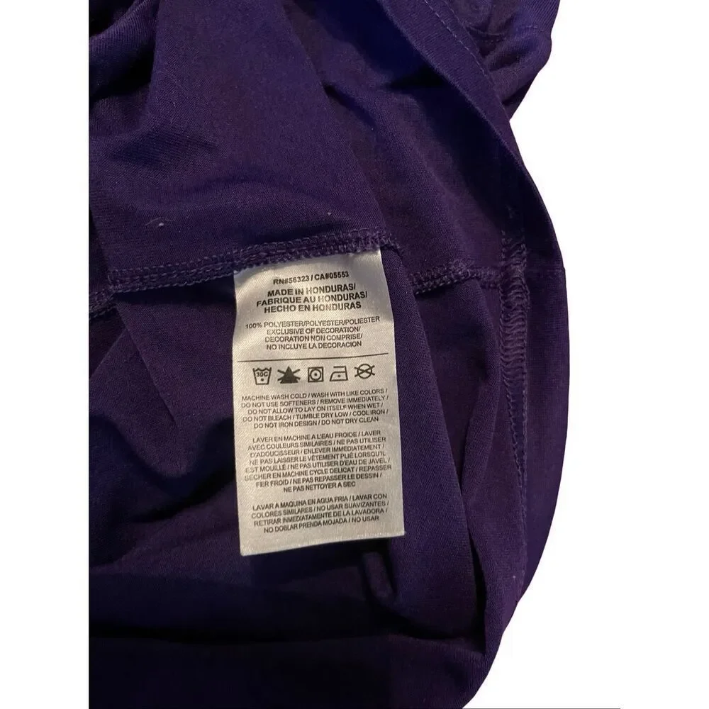 Nike Purple Dri-Fit NFL Minnesota Vikings Short Sleeve Training T-Shirt Large